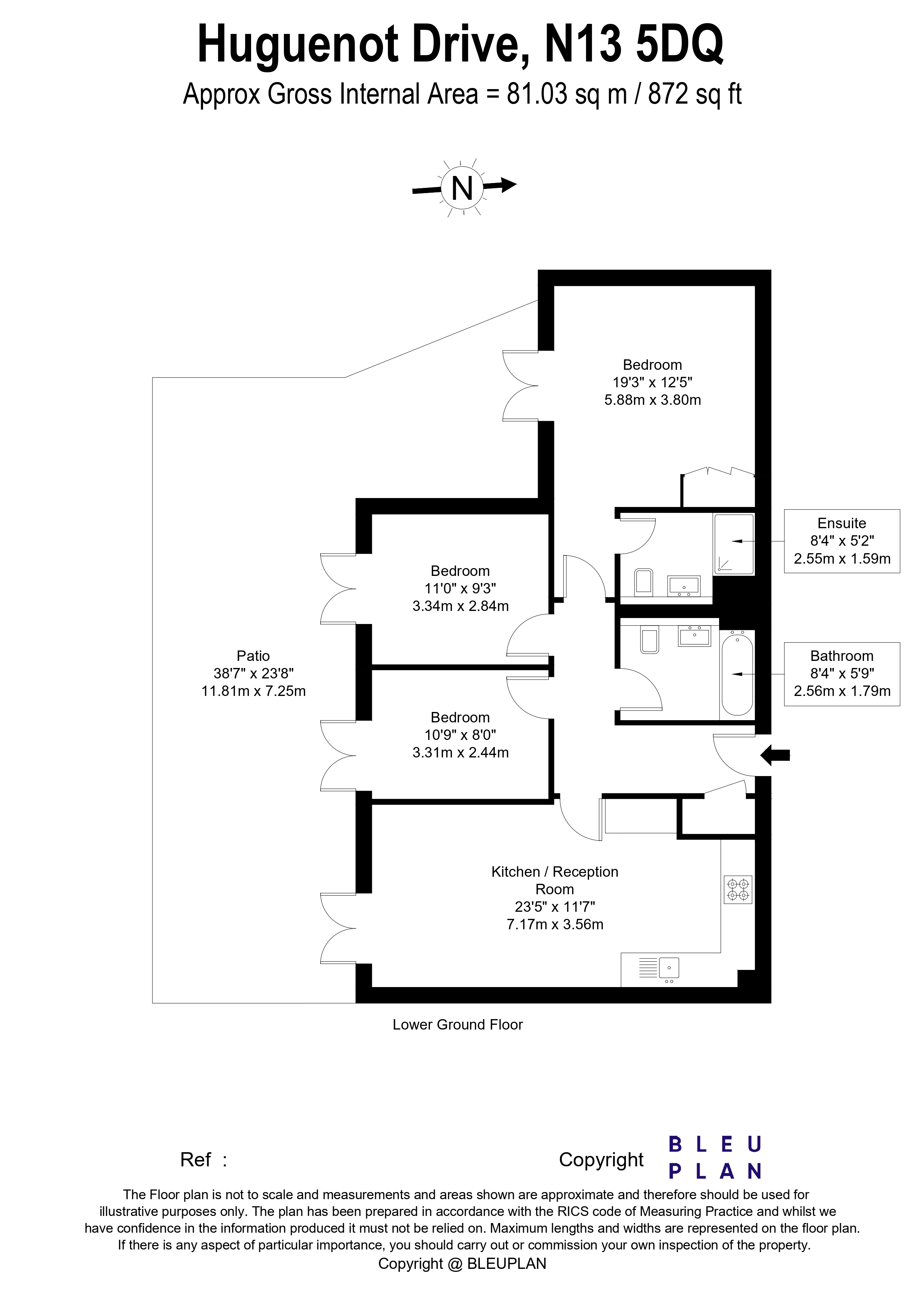 Davis House, Huguenot Drive floorplan